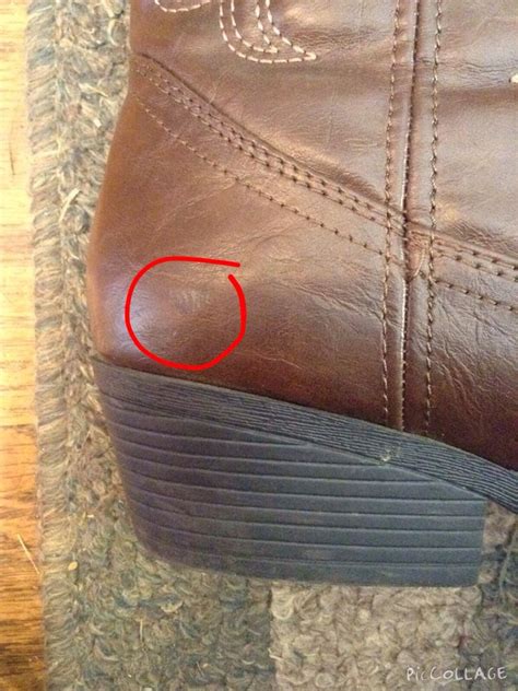 scuff marks on boots